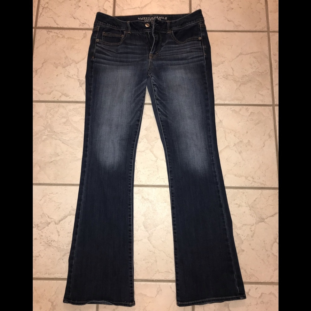 American Eagle Kick Boot Jeans Size 10 Long